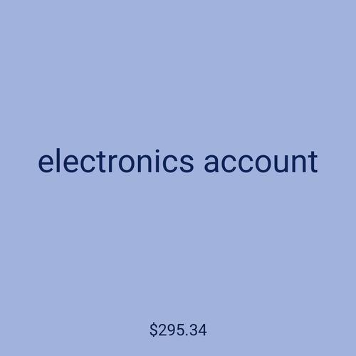 electronics account