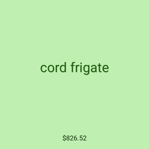 cord frigate