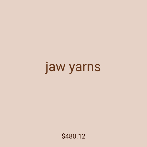 jaw yarns