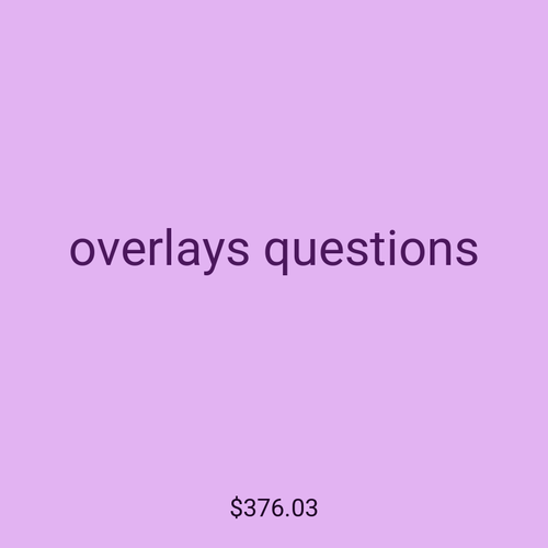 overlays questions
