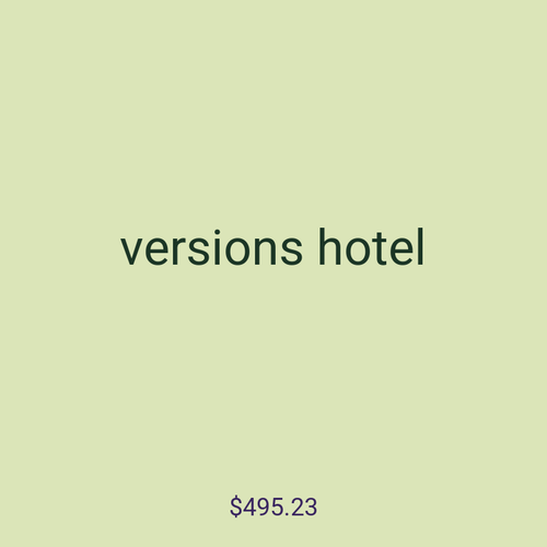 versions hotel