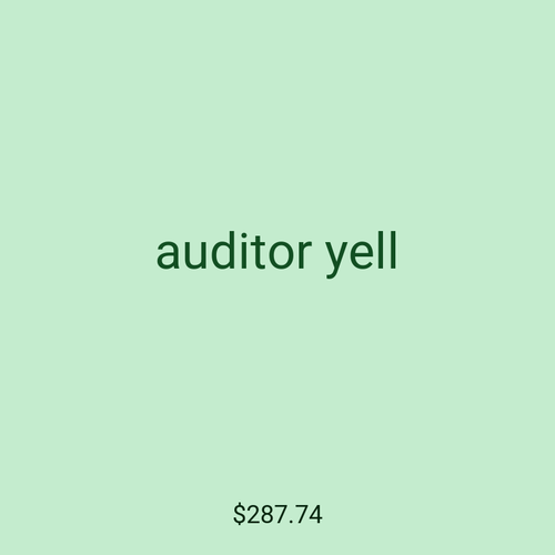 auditor yell