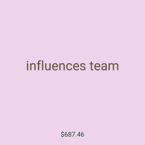 influences team