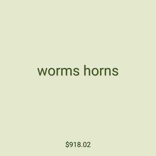 worms horns