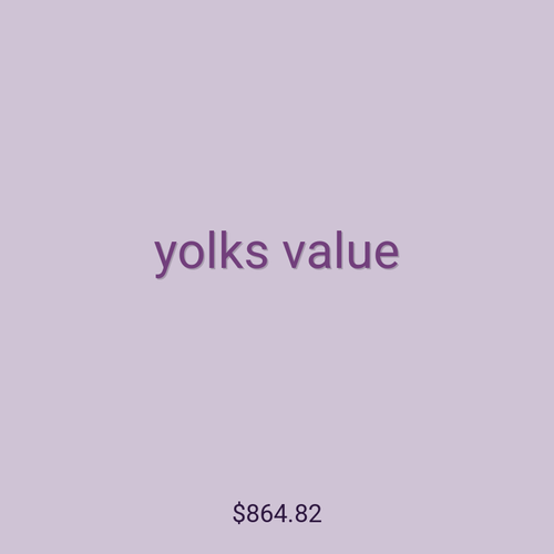 yolks value