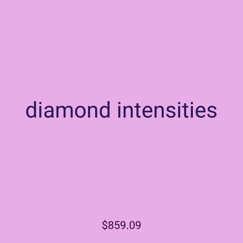 diamond intensities