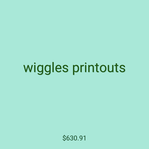 wiggles printouts