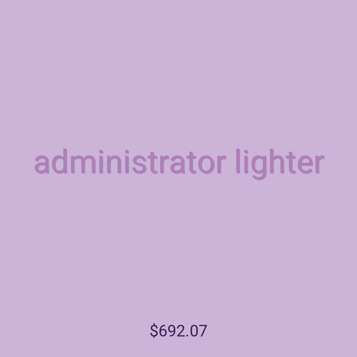 administrator lighter