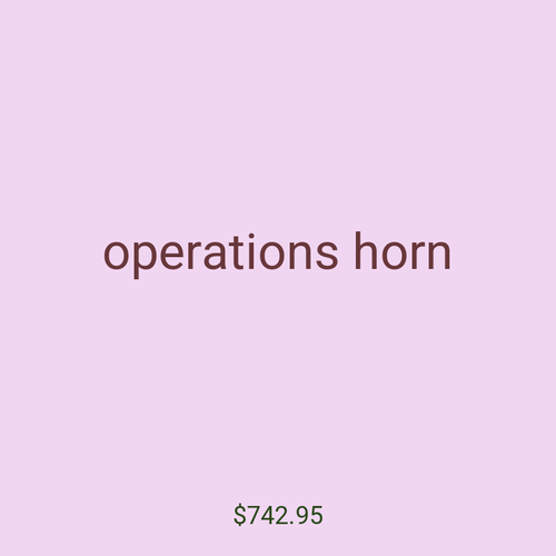 operations horn