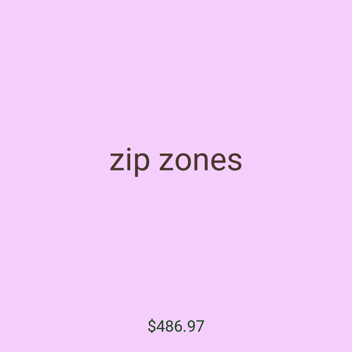 zip zones