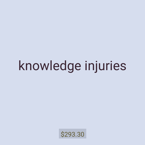 knowledge injuries