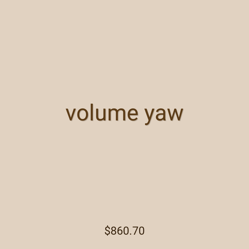 volume yaw
