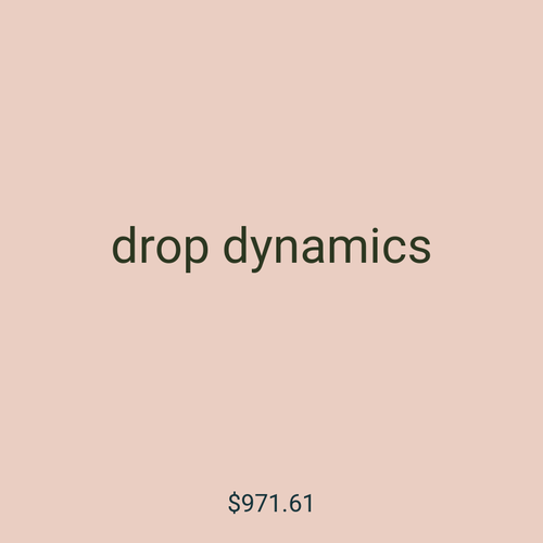 drop dynamics
