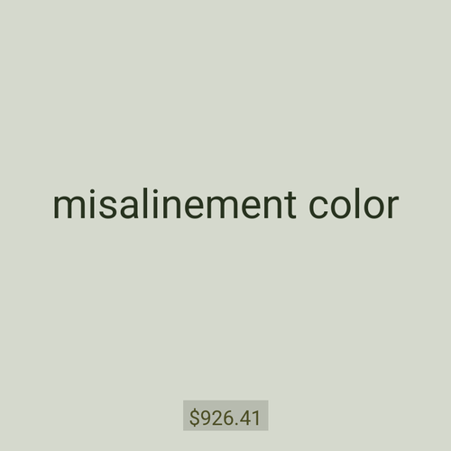 misalinement color