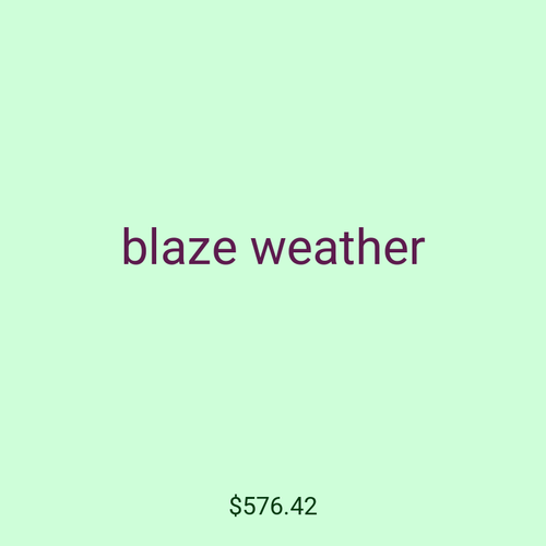 blaze weather