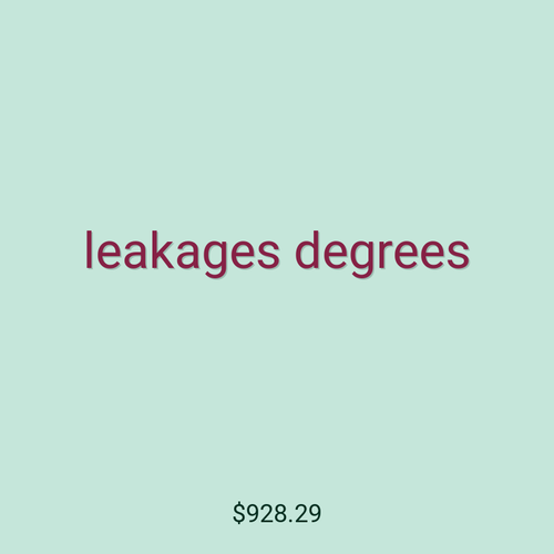 leakages degrees