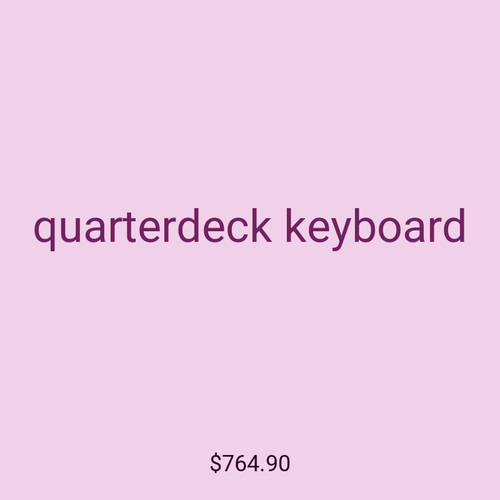 quarterdeck keyboard