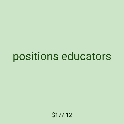 positions educators