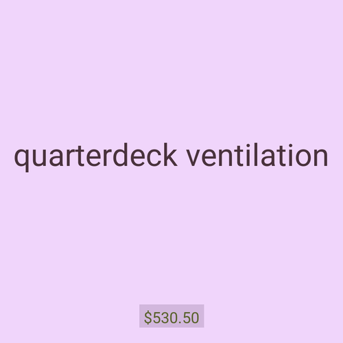 quarterdeck ventilation