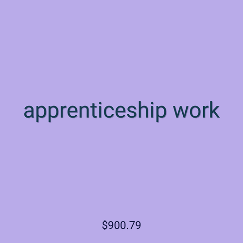 apprenticeship work