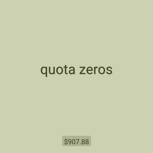 quota zeros