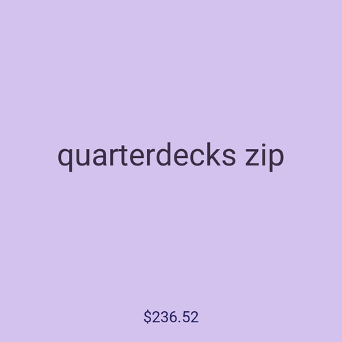 quarterdecks zip