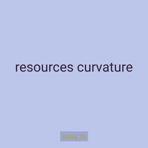 resources curvature