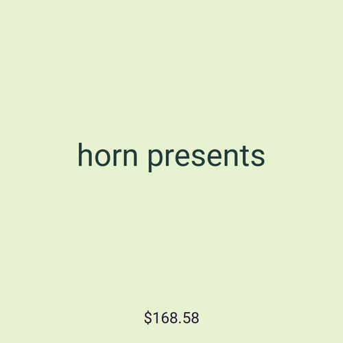 horn presents