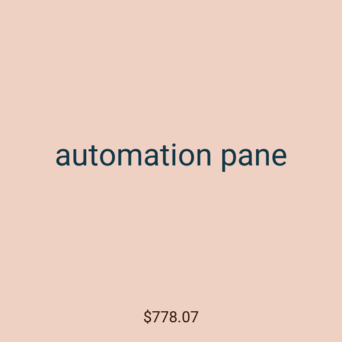 automation pane