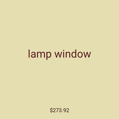 lamp window