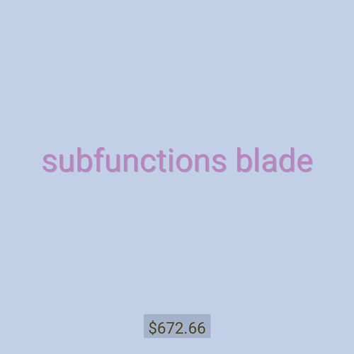 subfunctions blade