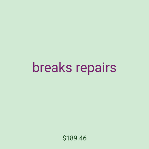 breaks repairs