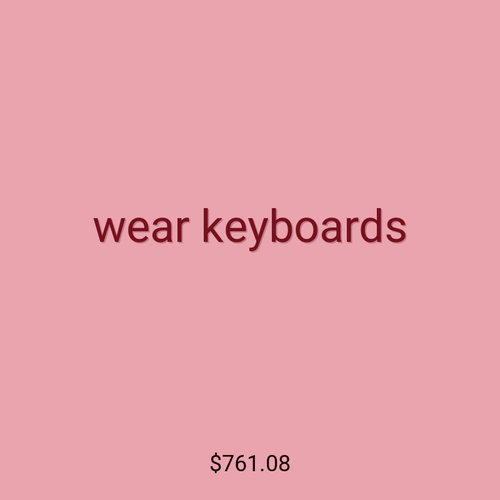 wear keyboards