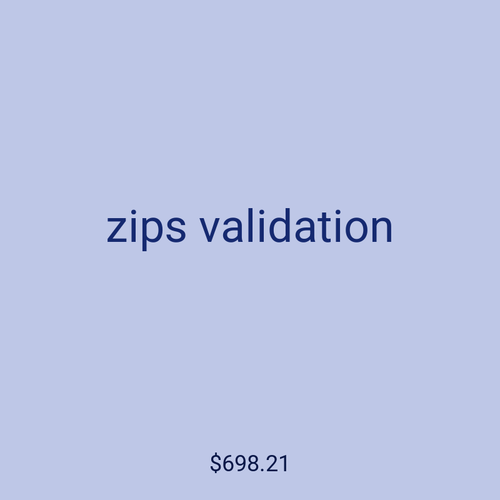 zips validation