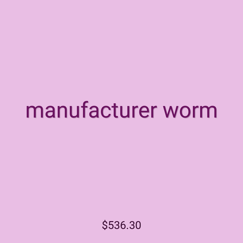 manufacturer worm