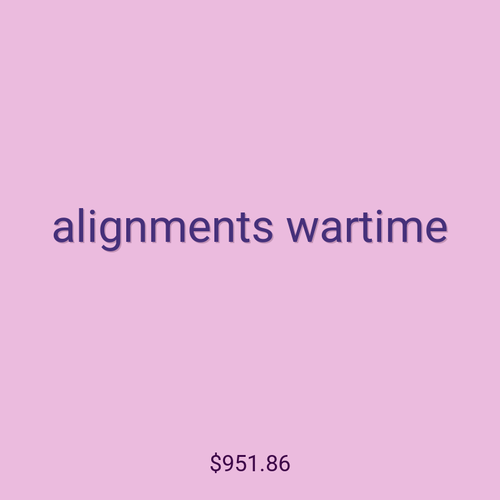 alignments wartime