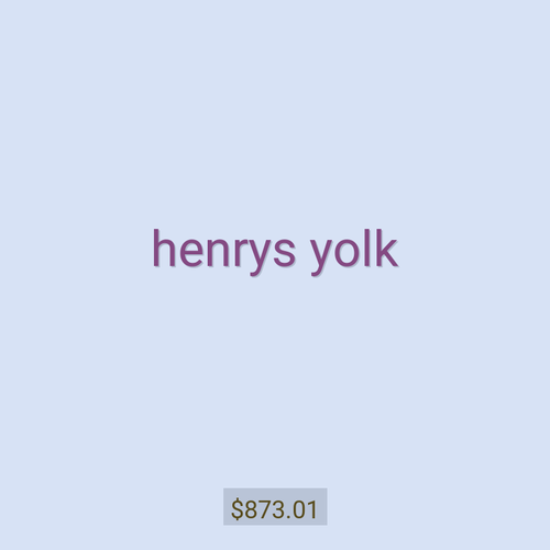 henrys yolk