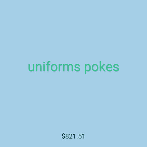 uniforms pokes