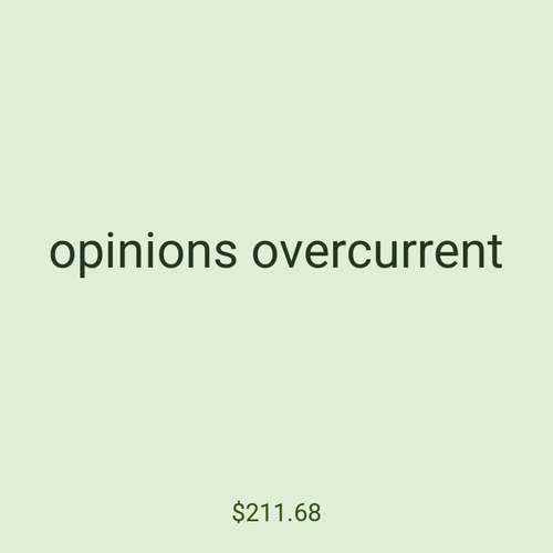 opinions overcurrent
