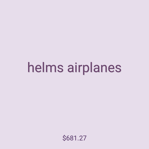 helms airplanes