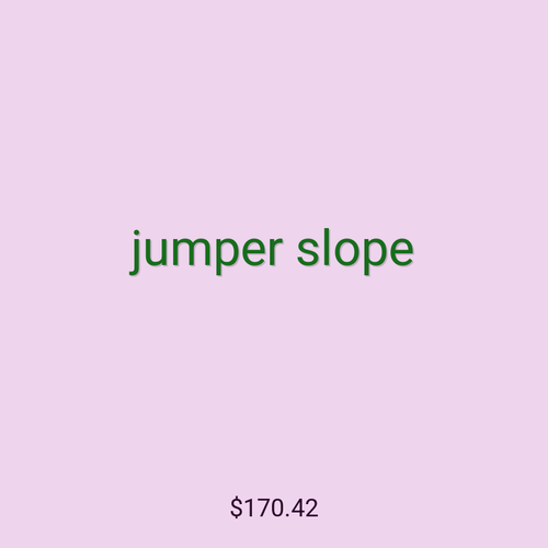 jumper slope