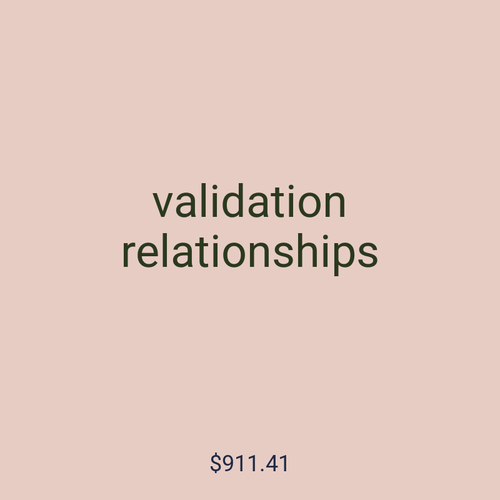validation relationships