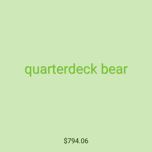 quarterdeck bear