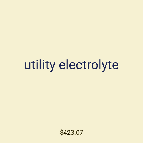 utility electrolyte