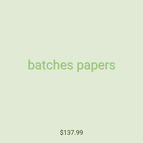 batches papers