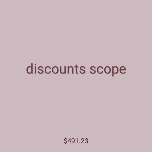 discounts scope