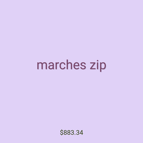 marches zip