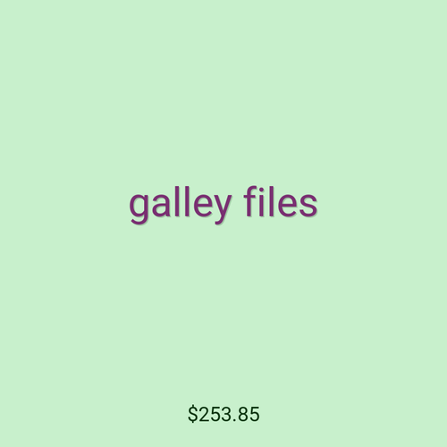 galley files