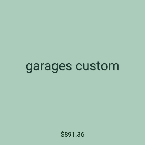 garages custom