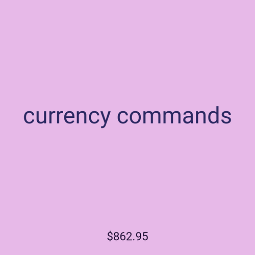 currency commands